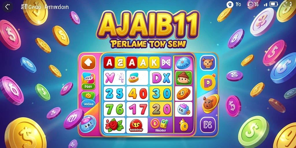 Tampilan gameplay seru AJAIB11 dengan elemen bingo yang menarik.