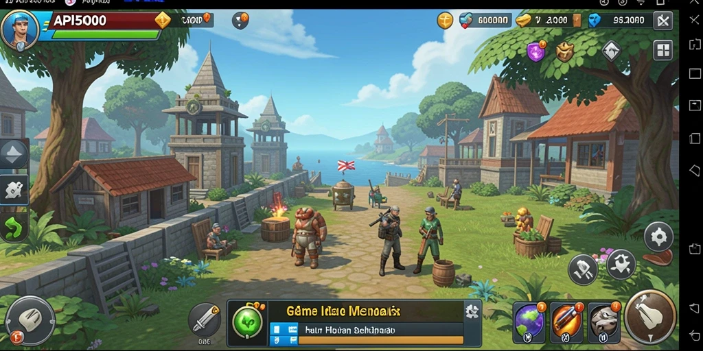 Tangkapan layar gameplay API5000 yang menarik dan santai.