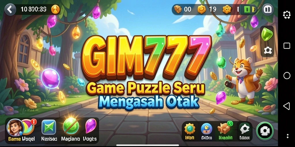 Cuplikan gameplay GIM777 yang menampilkan tantangan puzzle yang menarik.
