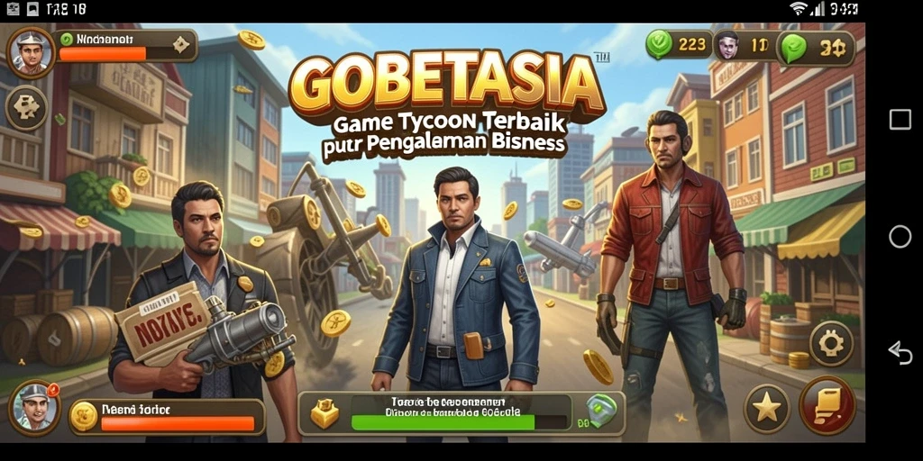 Tangkapan layar GOBETASIA menampilkan gameplay Tycoon yang menarik dan interaktif.