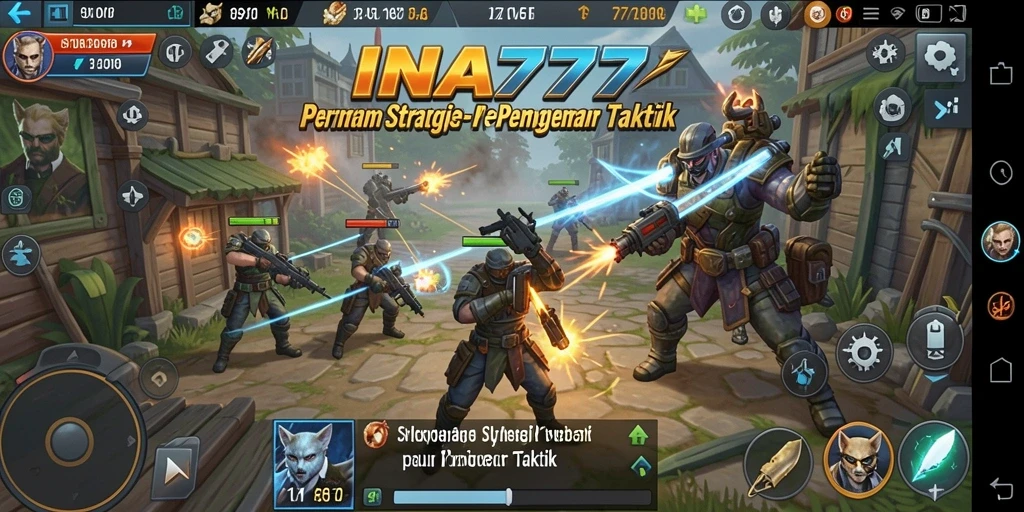 Tampilan gameplay <strong>INA777</strong> yang mendebarkan dan menantang.