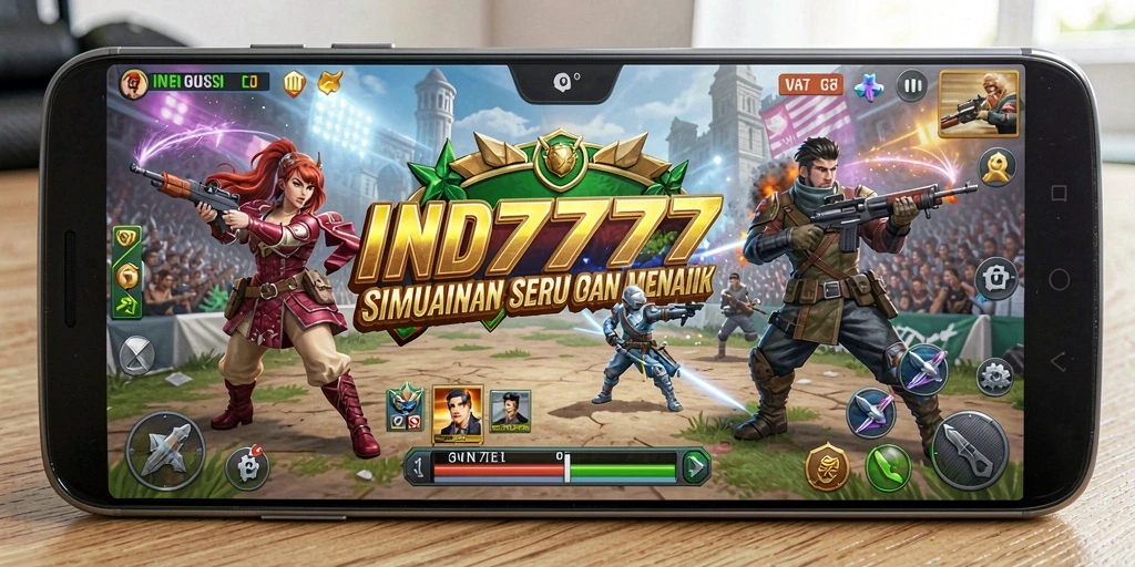 Screenshot gameplay IND777 menampilkan dunia simulasi yang imersif dan berwarna.