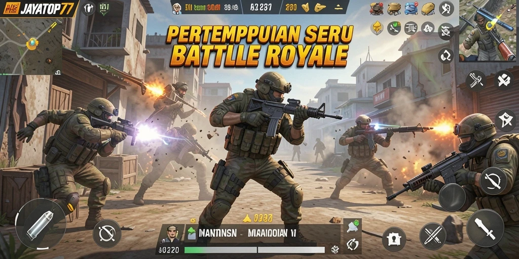 Tampilan gameplay seru di JAYATOP77 dengan aksi pertempuran yang menegangkan.