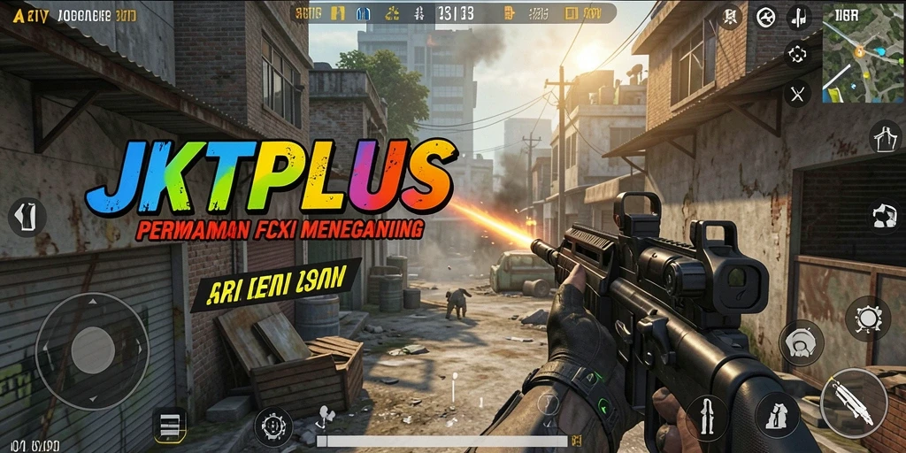 Tampilan gameplay JKTPLUS yang mendebarkan dan intens.