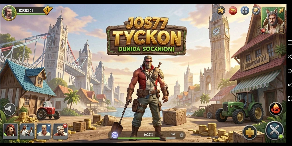 Tampilan menarik dari gameplay JOS77 yang penuh strategi Tycoon.