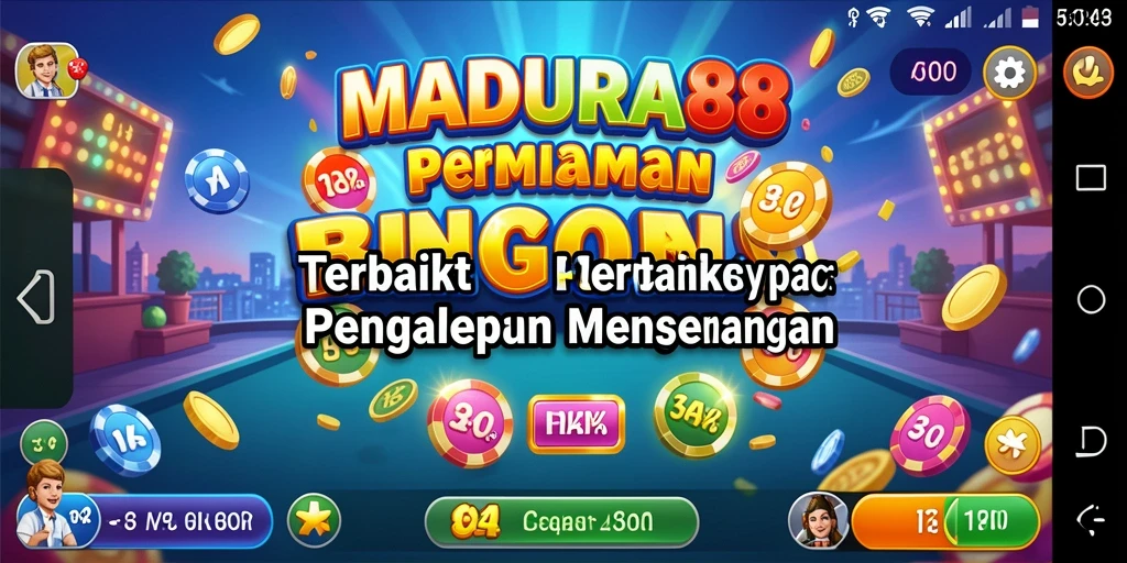 Tampilan menawan dari gameplay Bingo di MADURA88.