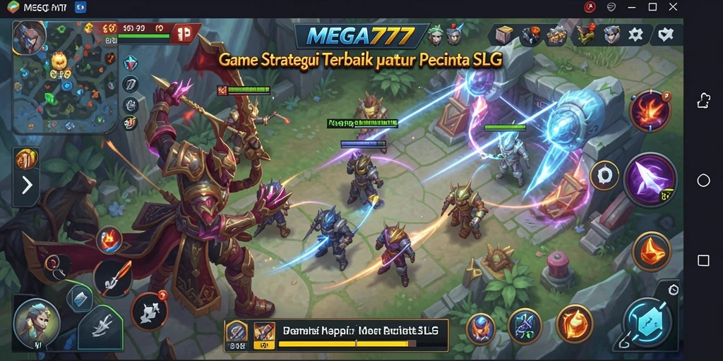 Tampilan gameplay seru dalam MEGA777 yang menampilkan strategi mendebarkan.