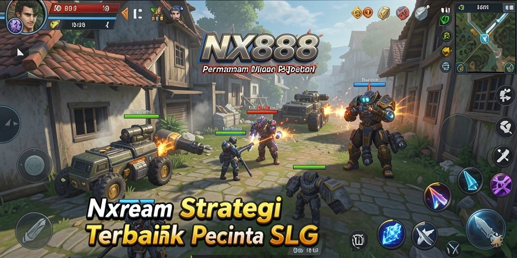 Tampilan gameplay SLG yang mendebarkan dan menarik di NX888.