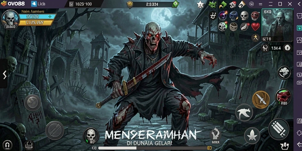 Screenshot menampilkan ketegangan gameplay OVO88 yang mendebarkan.