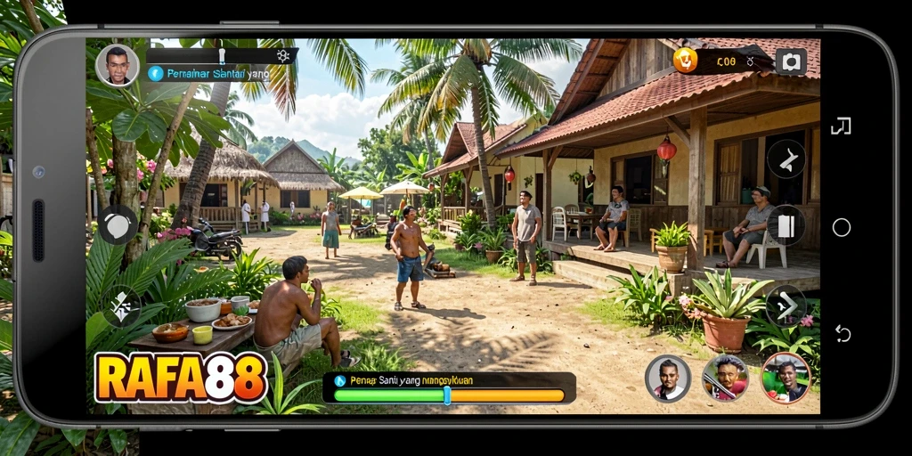 Screenshot gameplay RAFA88 yang menunjukkan keseruan permainan casual.