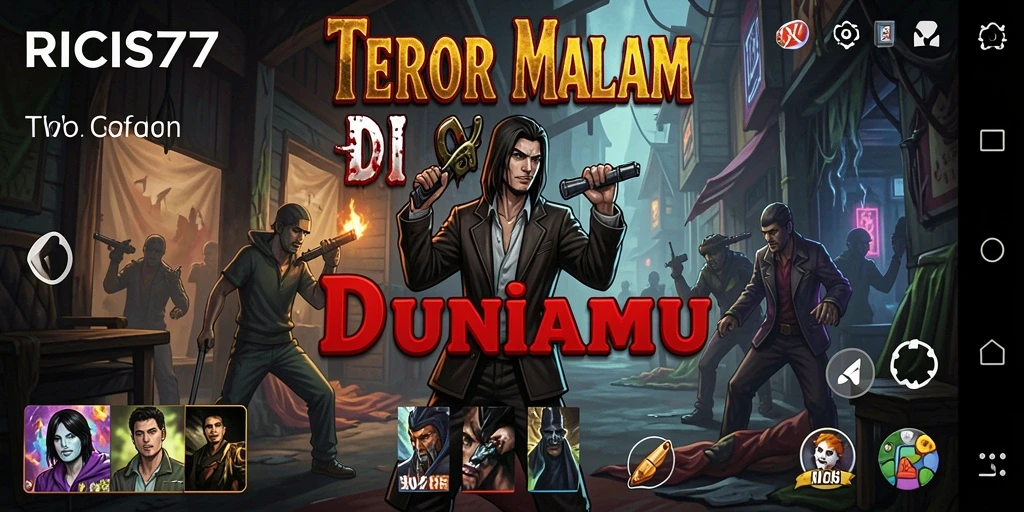 Tampilan menakutkan dari RICIS77 saat gameplay berlangsung.