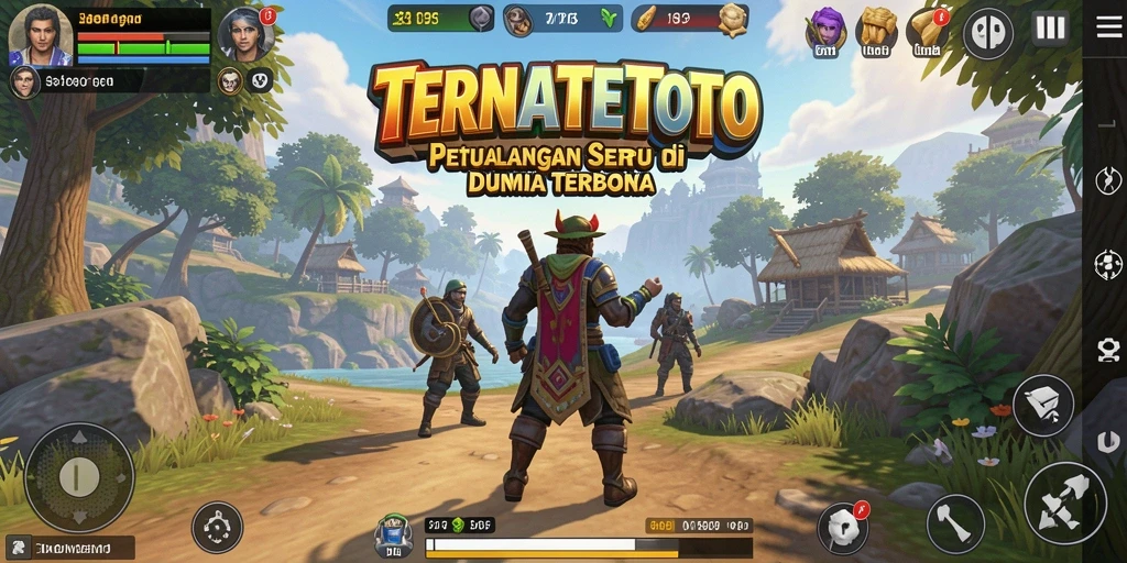 Tangkapan layar dari gameplay seru TERNATETOTO di dunia terbuka.