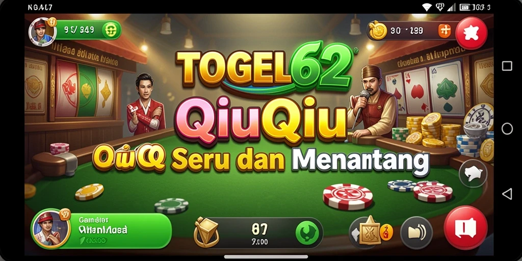 Screenshot gameplay QiuQiu dari TOGEL62 yang menarik.