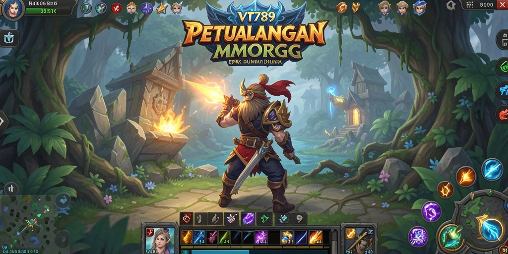 Tangkapan layar VT789 menampilkan aksi seru dalam dunia MMORPG.