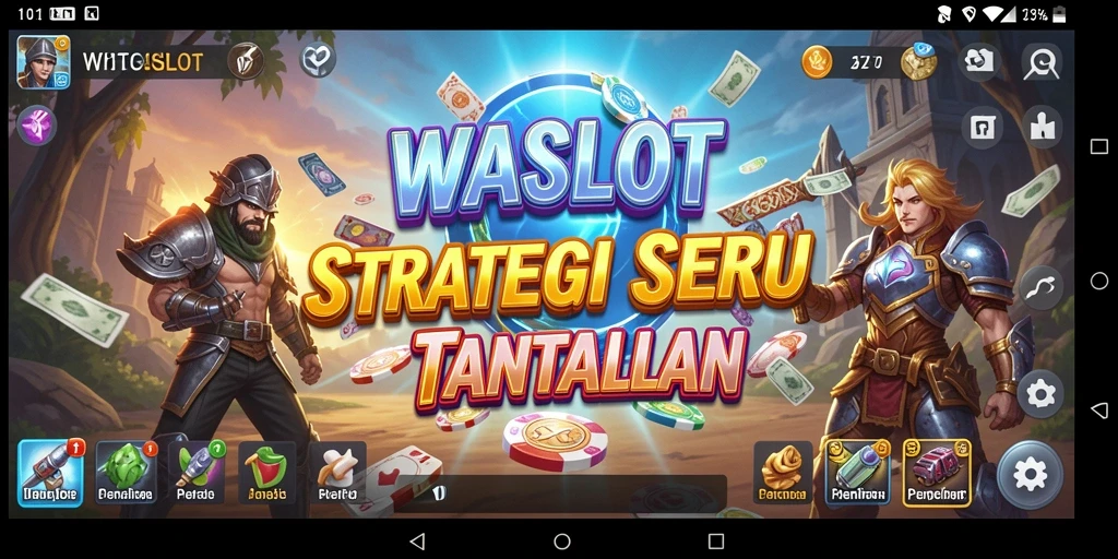 Tampilan menarik dari gameplay WASLOT yang mendebarkan.